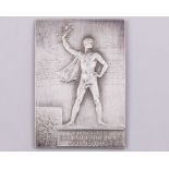 Paris 1900 Olympic Games winner's medal plaque, designed by F. Vernon