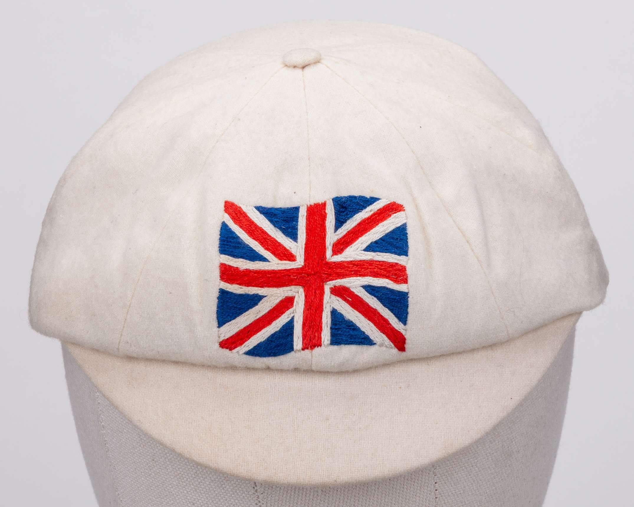 Edward Clough a&nbsp;London 1908 Olympic Games white Great Britain cap