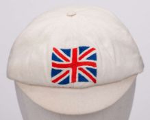 Edward Clough a&nbsp;London 1908 Olympic Games white Great Britain cap
