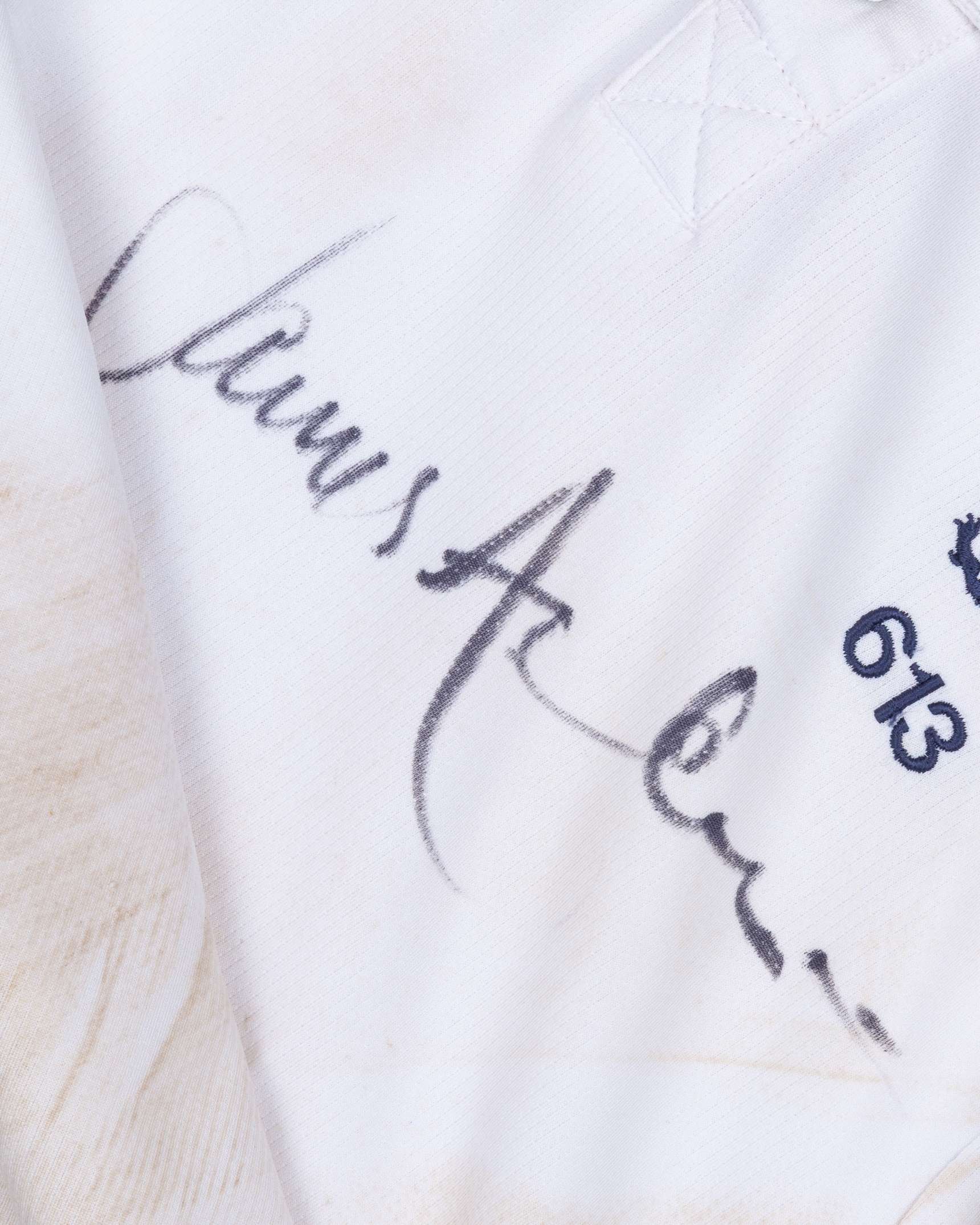 James Anderson England v. India Test series match worn autographed cricket whites, 2011 - Image 3 of 9
