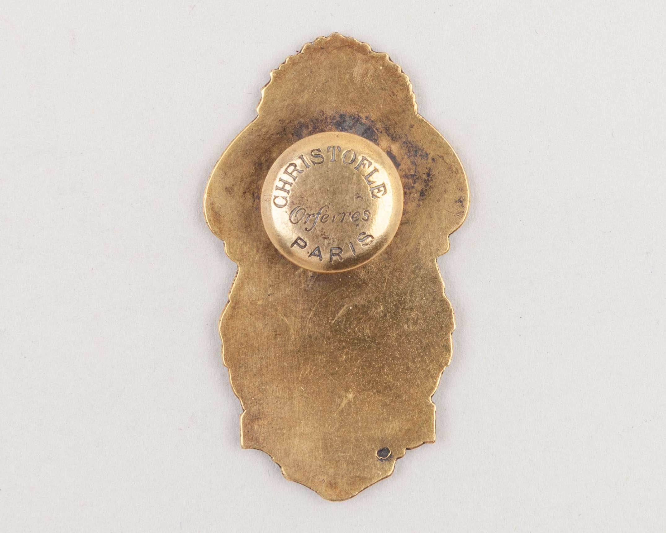 The 1900 Olympic Games, Paris: a rare gilt Olympic juror's identification badge - Image 3 of 4