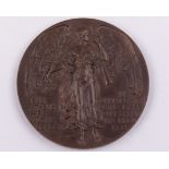 A London 1908 Olympic Games participant's medal, designed by Bertram Mackennal