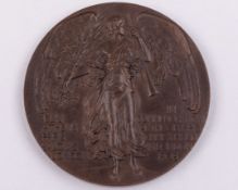 A London 1908 Olympic Games participant's medal, designed by Bertram Mackennal