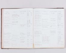Doncaster Racecourse ledger covering the period 1891 to 1898