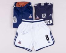 Les Ferdinand blue No.9 Tottenham Hotspur tracksuit jacket, 2000-01