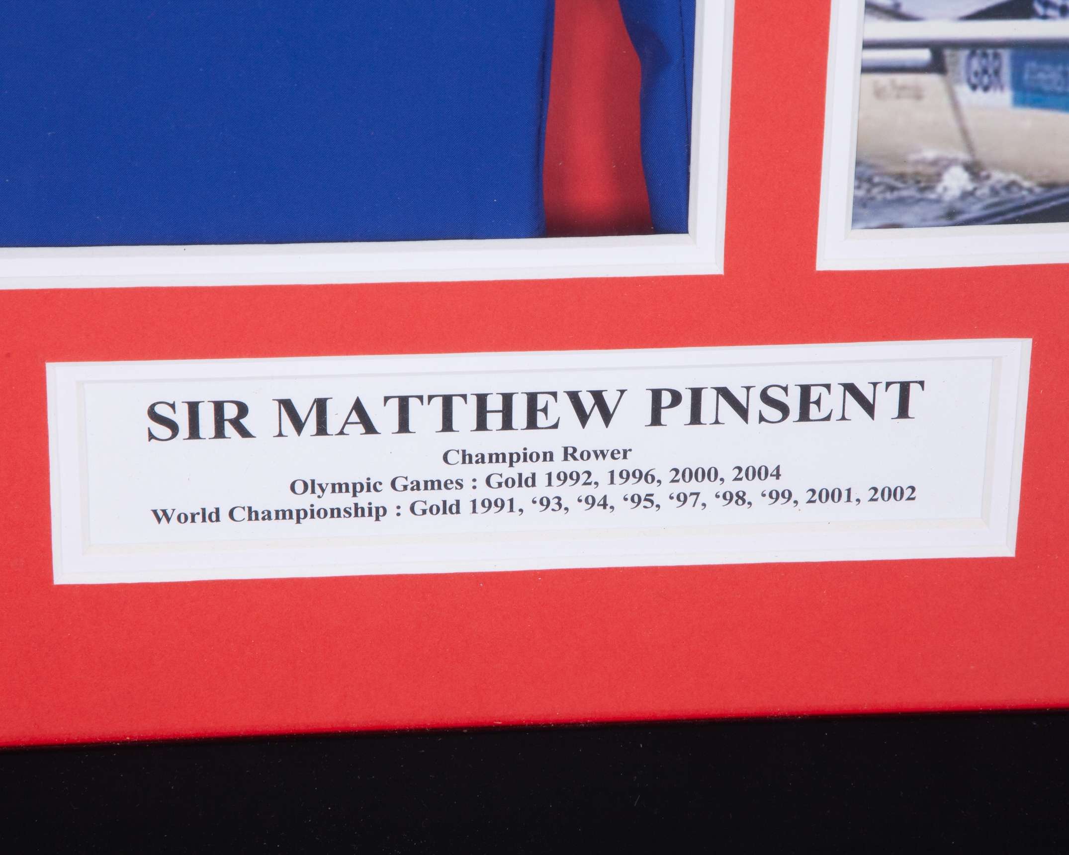 Matthew Pinsent blue and white Great Britain Athens Olympics autographed tracksuit, 2004 - Image 4 of 6