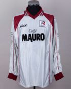 Lorenzo Stovini off-white and maroon No.21 Reggina long-sleeved shirt, 2000-01