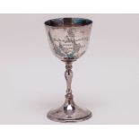 Ian Botham, a silver-plated Worcestershire C.C.C. County Champions 1988 goblet