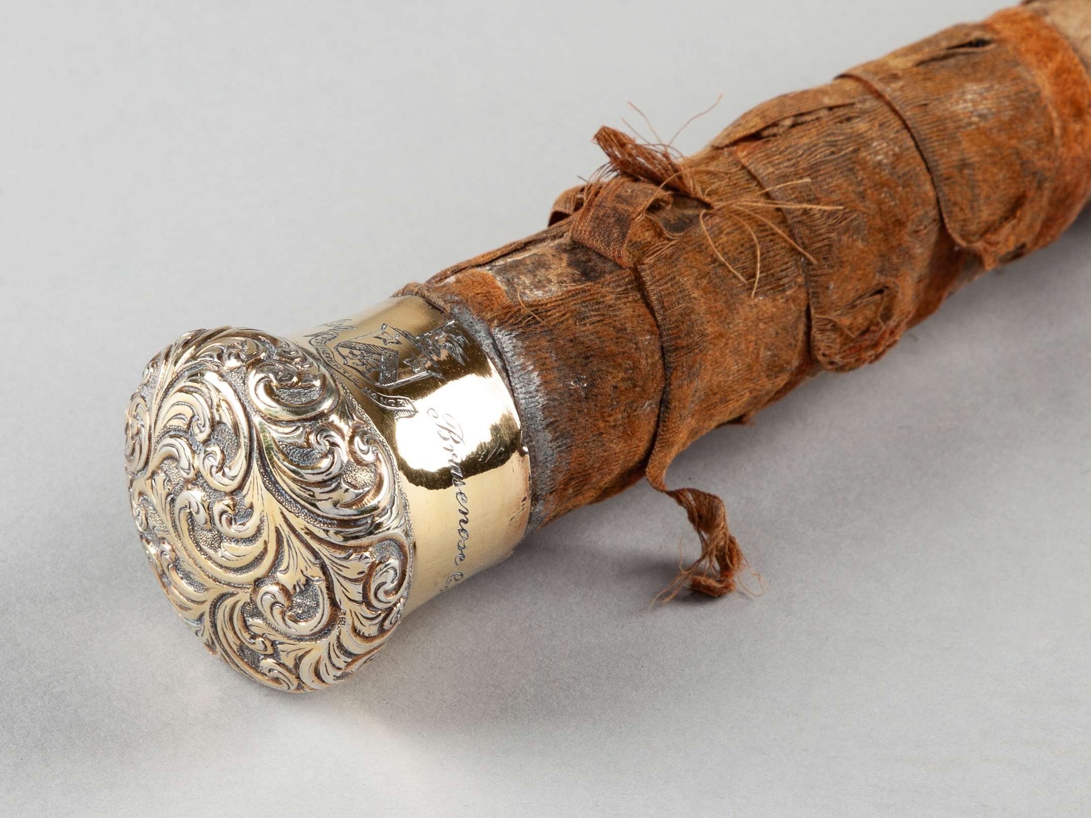 An extremely rare Brasenose&nbsp;GOLD Rackets Racquet - Image 5 of 7