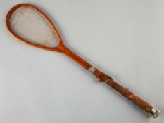 An extremely rare Brasenose&nbsp;GOLD Rackets Racquet