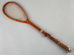 An extremely rare Brasenose&nbsp;GOLD Rackets Racquet