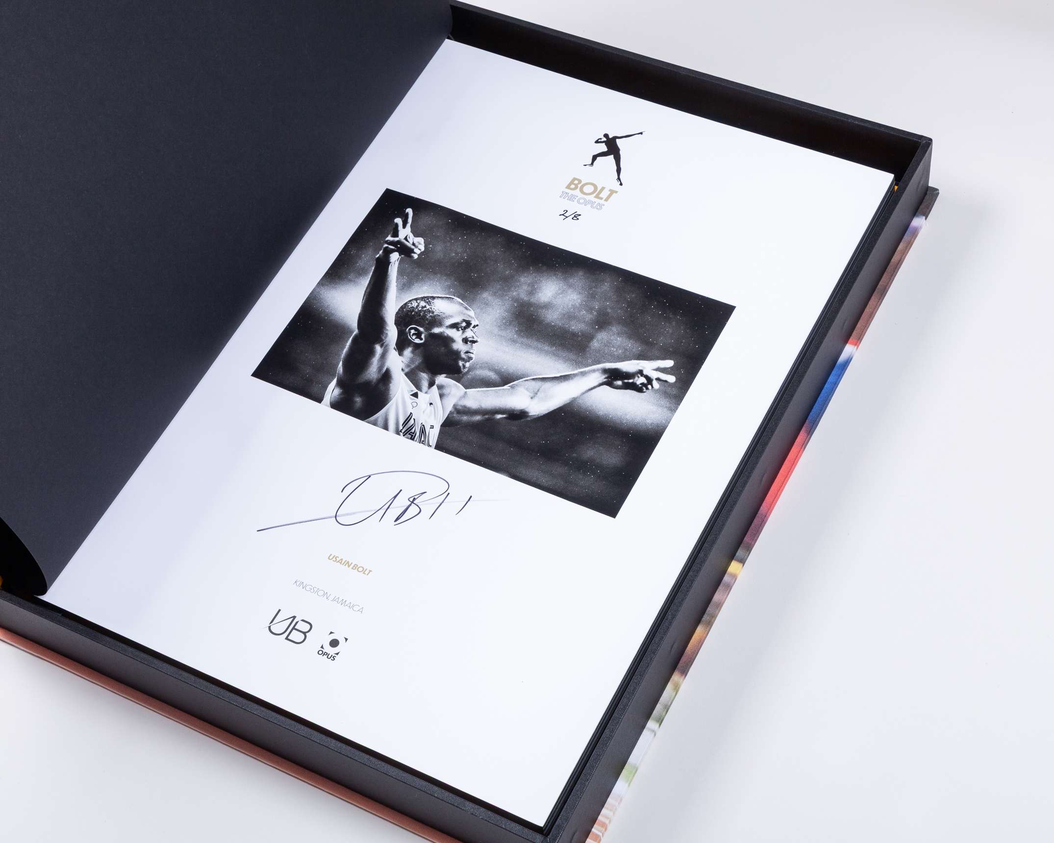 Usain Bolt an extremely rare limited edition Usain Bolt Olympic Gold Edition Opus - Image 3 of 11
