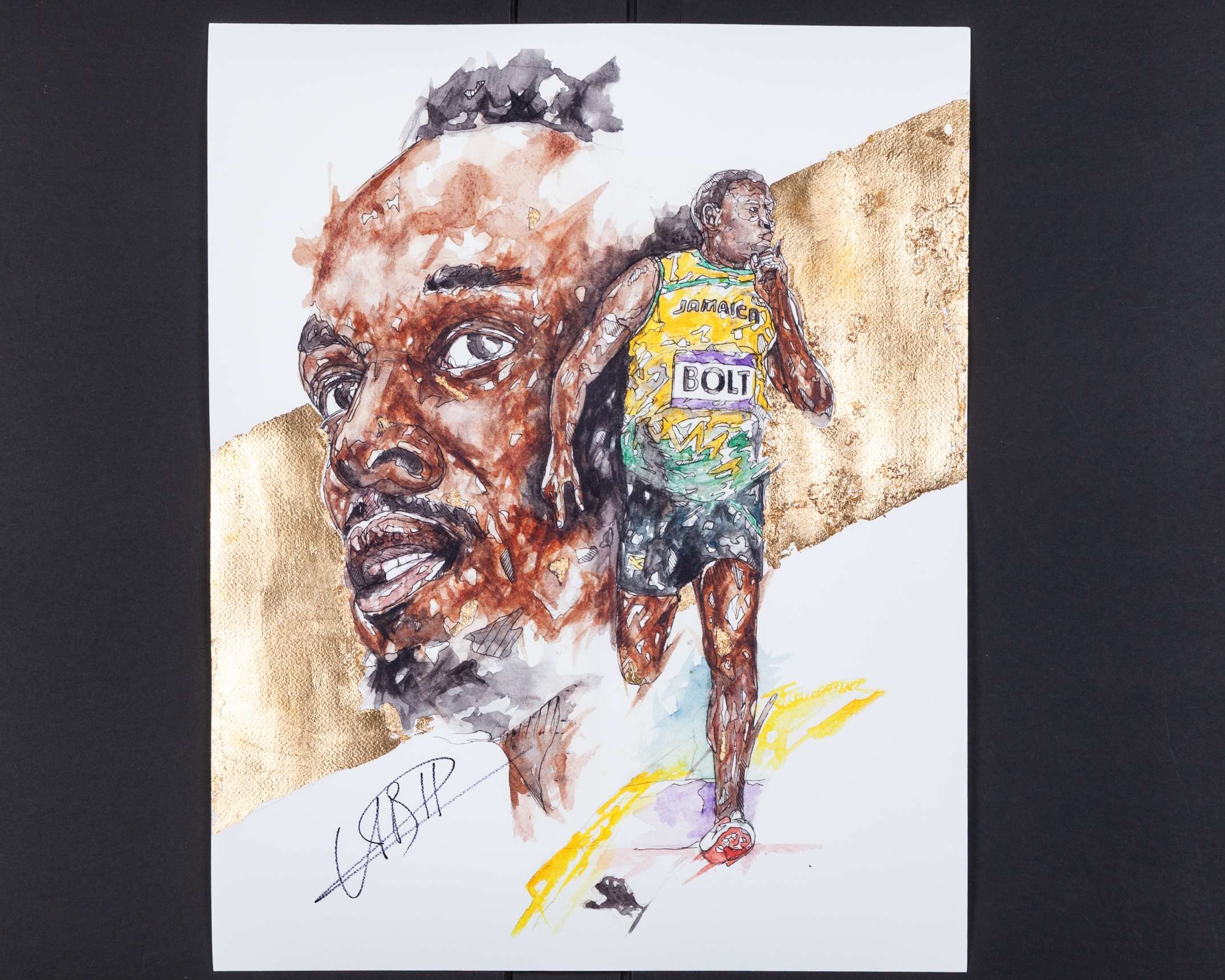 Usain Bolt an extremely rare limited edition Usain Bolt Olympic Gold Edition Opus - Image 5 of 11