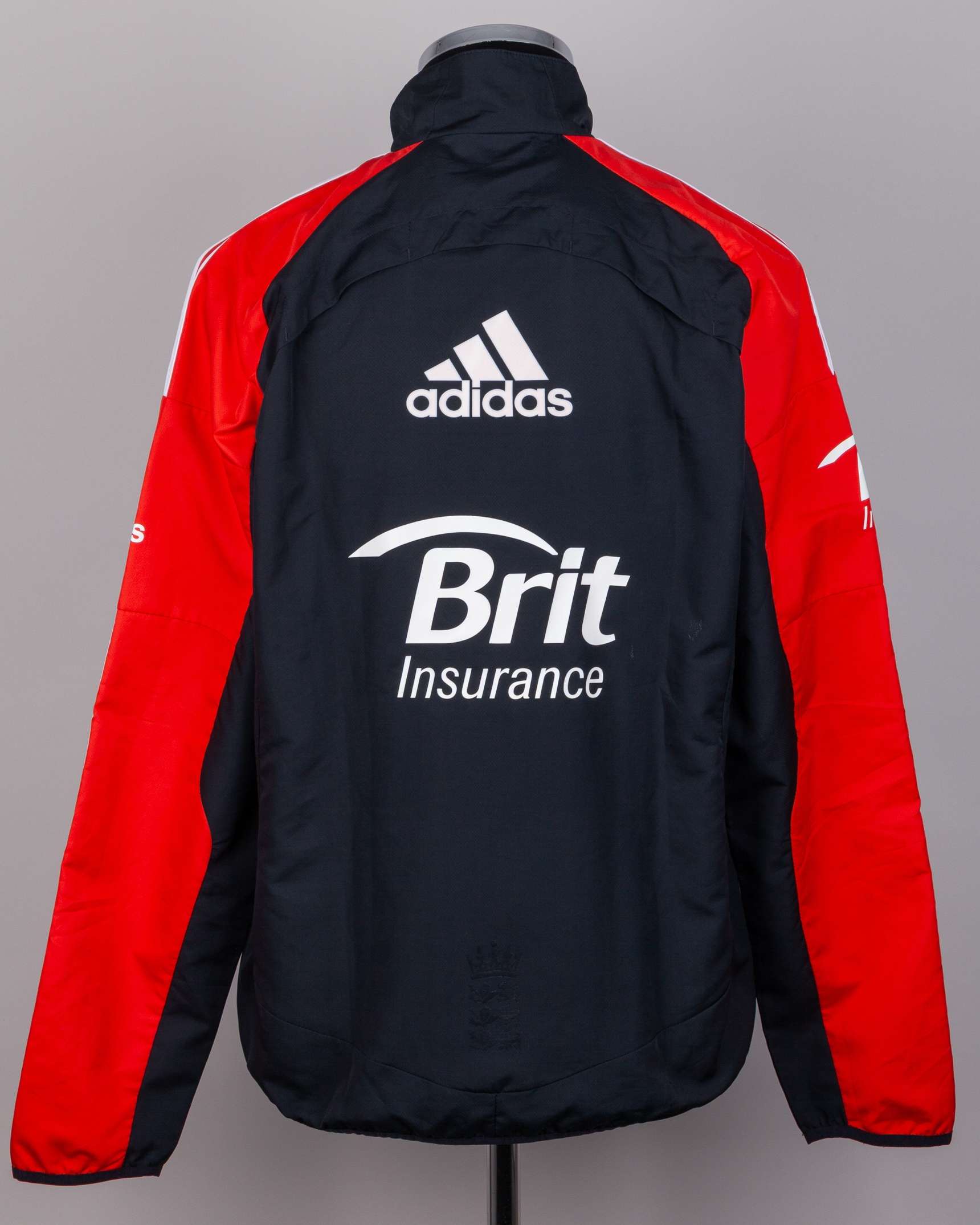 James Anderson blue and red England cricket tracksuit jacket - Image 2 of 5