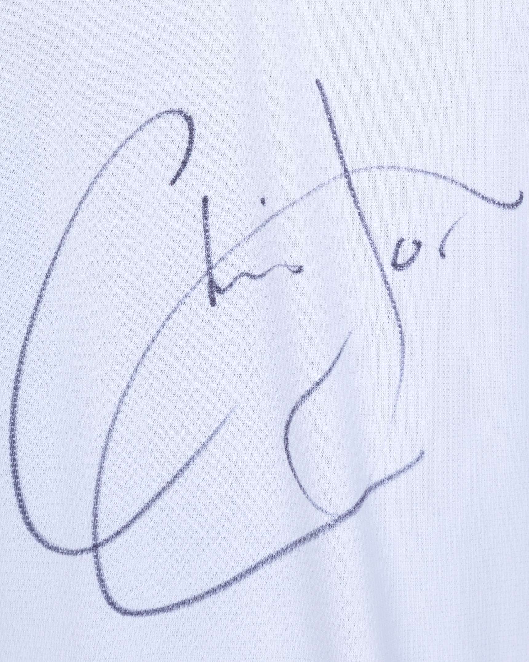Chris Jordan England v. India autographed cricket white long-sleeved shirt, 2014 - Image 3 of 8