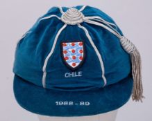Paul Parker blue England v. Chile International cap, 1988-89