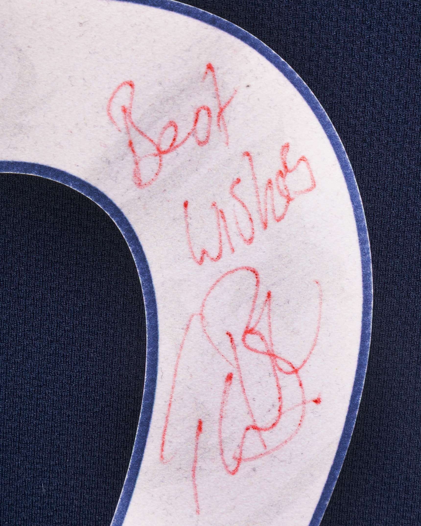 Tim Bresnan blue No.20 England ODI autographed short-sleeved cricket shirt, 2010 - Image 3 of 5
