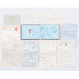 A cricket autograph album, 1940s/50s containing numerous team and individual autographs