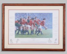 Pride of Lions '74 by Keith Fearon autographed limited edition print