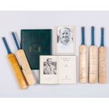 A Don Bradman black and white signed magazine signed photograph&nbsp;