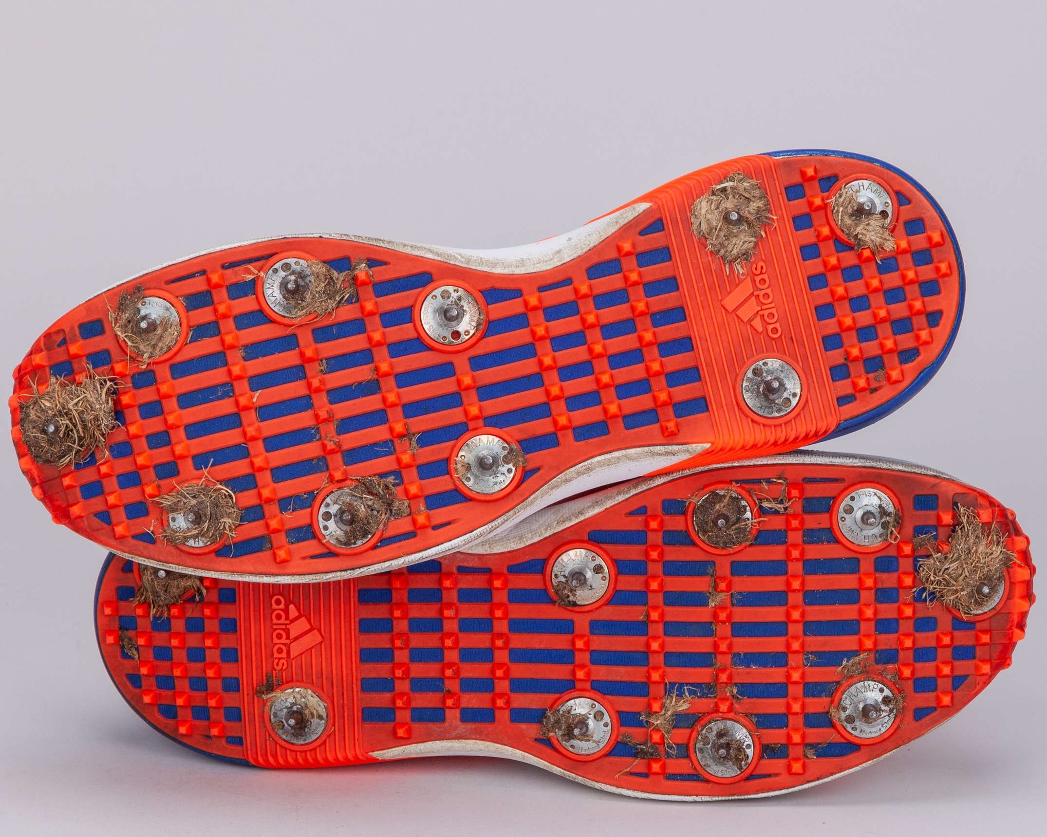 James Anderson Adidas Adipower Lancashire County Cricket match worn autographed spikes - Image 4 of 10