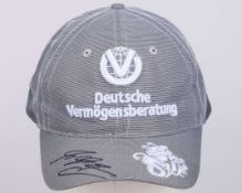 Michael Schumacher Signed Ferrari Official Sponsor Deutsche Vermögensberatung Cap