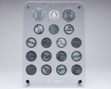 Mercedes-AMG Petronas Motorsport 2019 Constructors Championship Medal Display