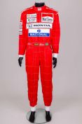Ayrton Senna Unofficial Replica McLaren Race Suit