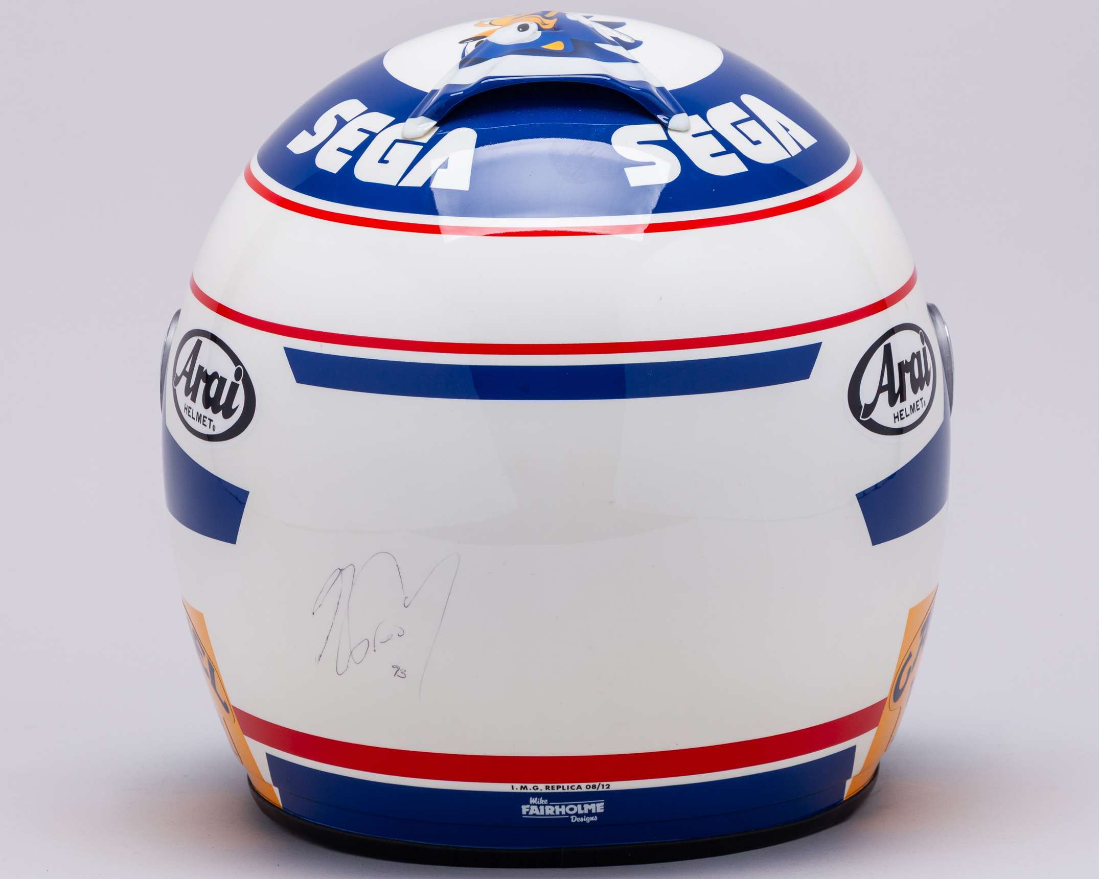 Alain Prost 1993 Signed Williams Renault Limited Edition Official Replica Helmet - Image 4 of 11