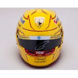 Lewis Hamilton 2025 Ferrari Signed Unofficial Full Size Replica Helmet