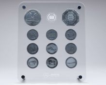 Mercedes-AMG Petronas F1 Team 2021 Constructors Championship Medal Display