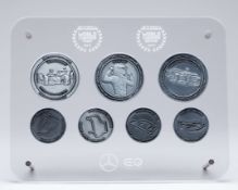 Mercedes-EQ Formula E Team 2020-2021 Drivers' & Constructors' Championship Medal Display