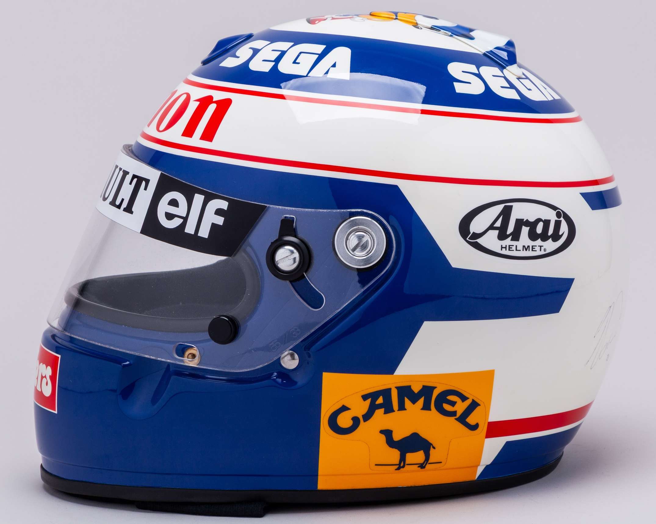 Alain Prost 1993 Signed Williams Renault Limited Edition Official Replica Helmet - Image 2 of 11