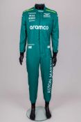 Fernando Alonso 2025 Aston Martin Aramco F1 Team Used Race Suit
