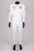 Jenson Button 2008 Honda Racing F1 Team Nomex Under Suit