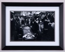 Stirling Moss Signed Framed Photo
