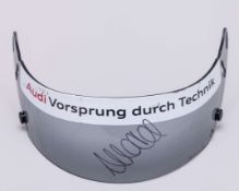 Allan McNish Signed Used Visor