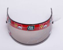 Michael Schumacher 1999 - 2000 Ferrari Signed Used Visor