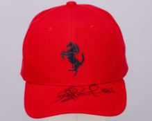 Nigel Mansell Signed Ferrari Cap