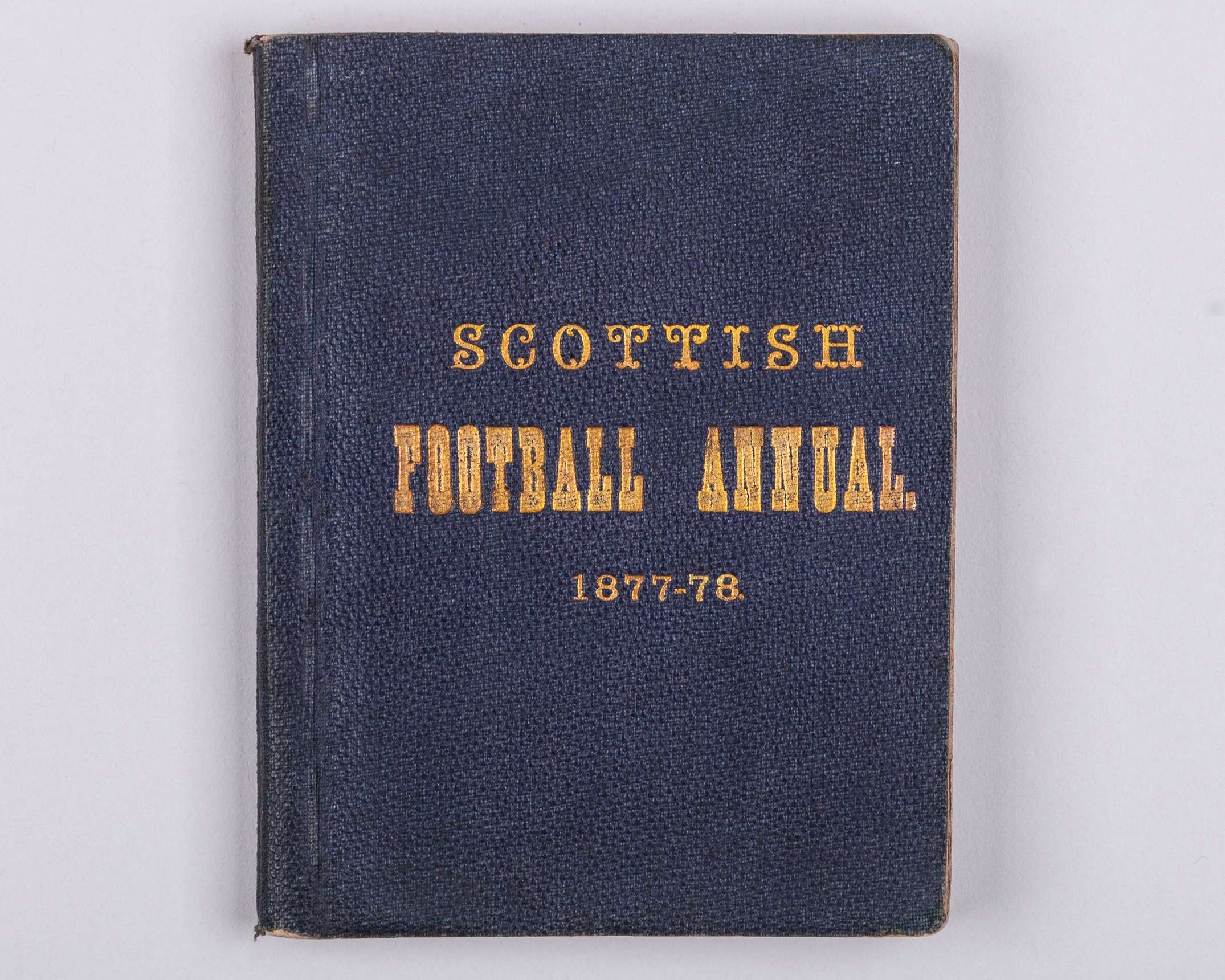 Rare Scottish Football Annual, 1877-78
