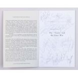 Hearts of Midlothian, The “Hearts” and the Great War, reprinted autographed book