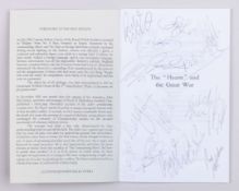 Hearts of Midlothian, The “Hearts” and the Great War, reprinted autographed book