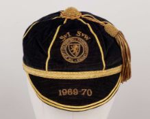 Tommy McLean blue Scotland v. Northern Ireland and Wales International cap, 1969-70