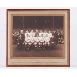 Scotland v. Ireland, 1921, a sepia-toned photograph of the Scottish side&nbsp;