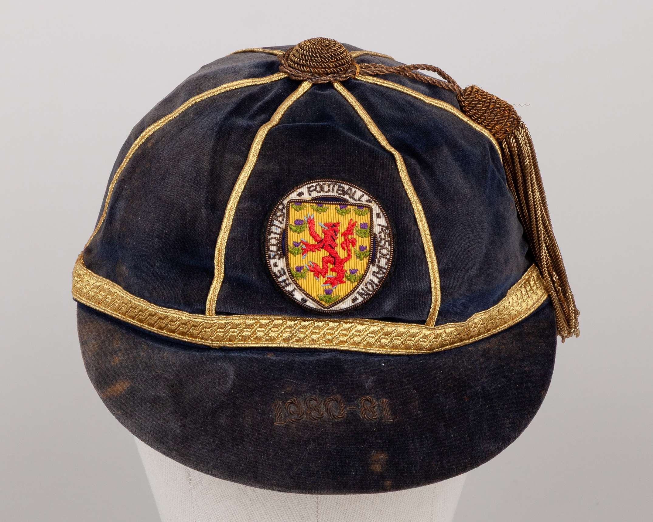 Billy Thomson blue Scotland v. Northern Ireland x 2 International Cap, 1980-81
