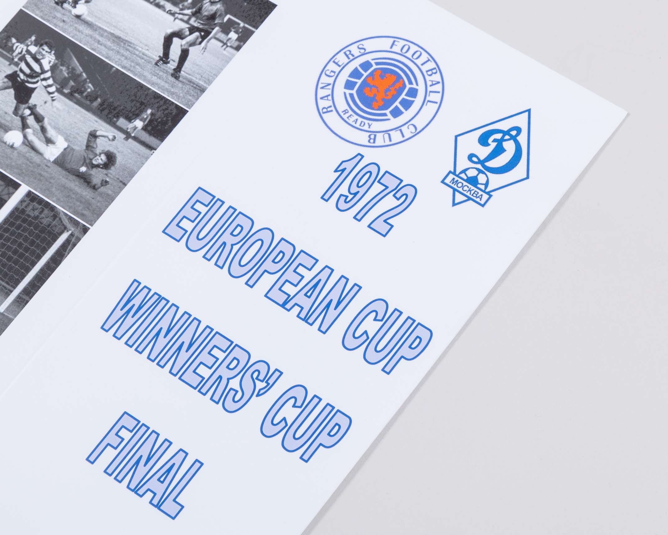 Rangers 1972 European Cup Winners' Cup final signed display - Image 5 of 6
