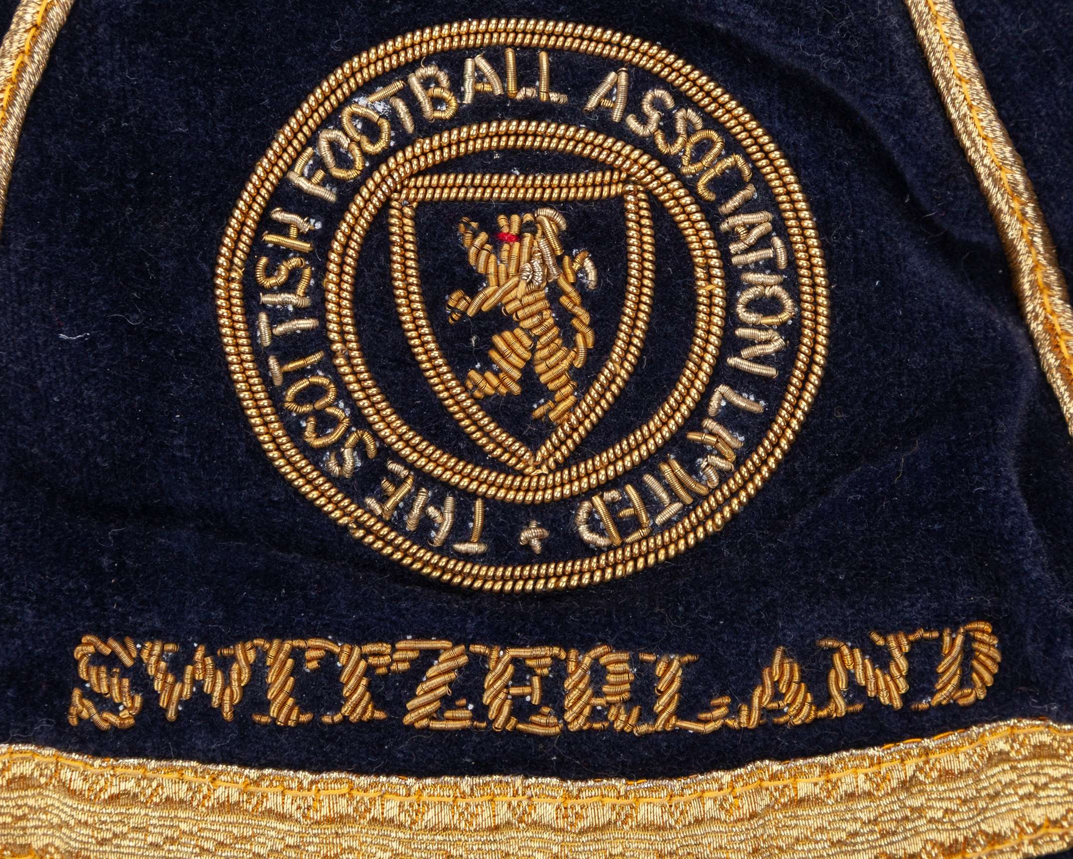 Willie Morgan blue Scotland v. Switzerland International cap, 1973 - Image 6 of 6