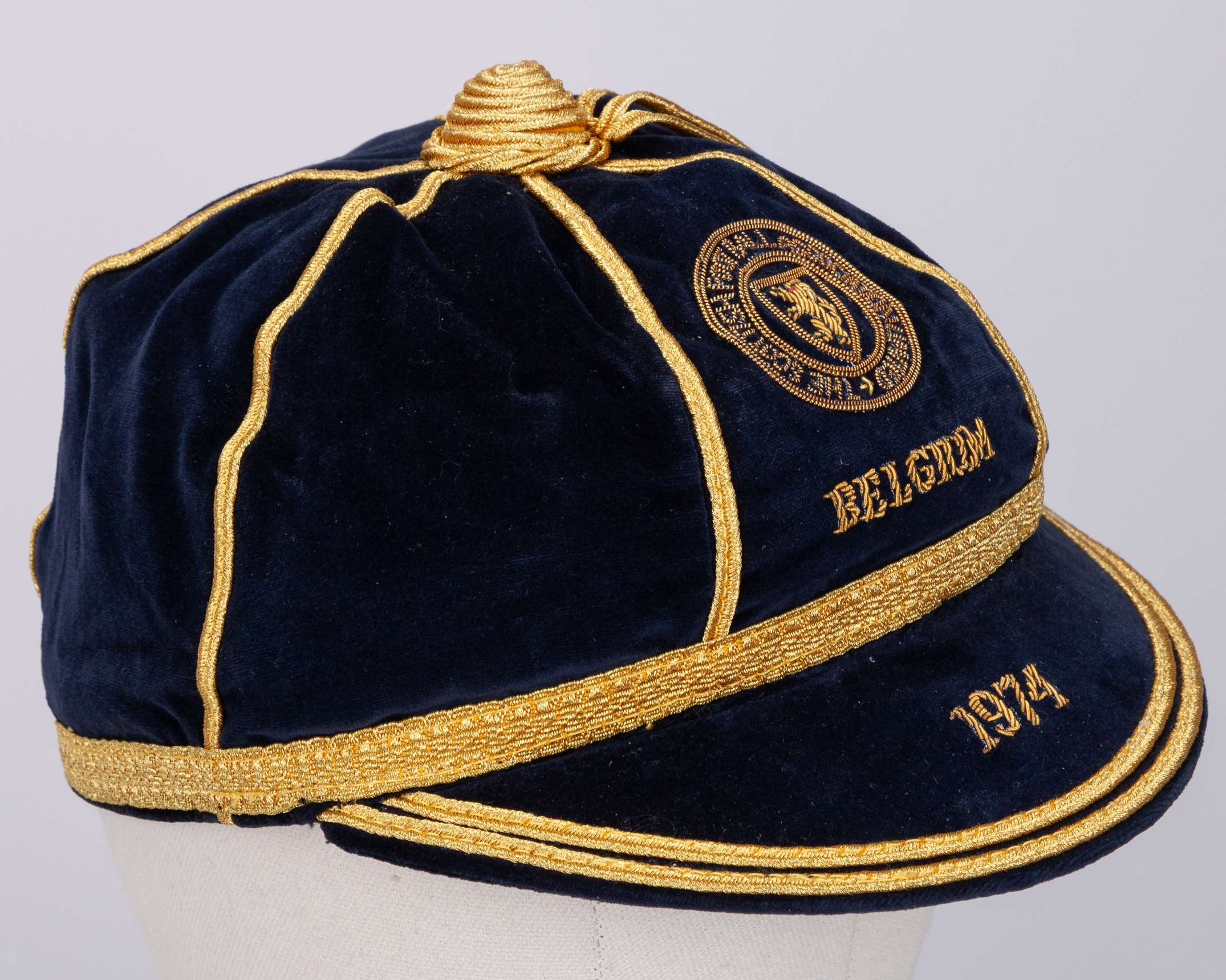 Willie Morgan blue Scotland v. Belgium International cap, 1974 - Image 3 of 7