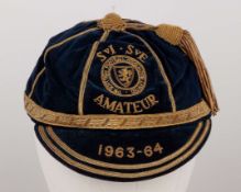 Tommy McLean blue Scotland v. Northern Ireland and England Amateur international cap, 1963-64