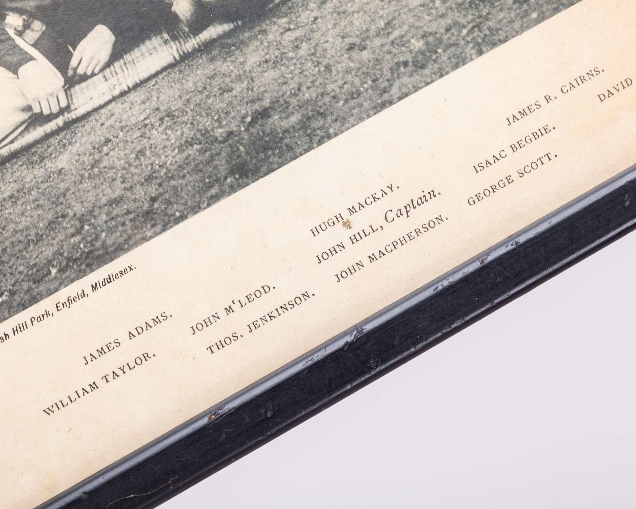 Heart of Midlothian 1889-1890 team line-up print - Image 4 of 4